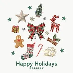 Happy Holidaysのイラスト