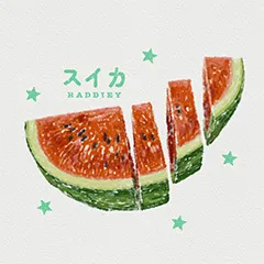 スイカのイラスト