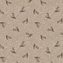 スズメ柄のイラスト