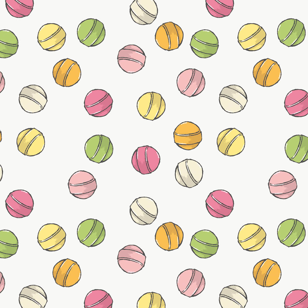 カラフルなキャンディのパターンを描く Raddieyのポートフォリオ
