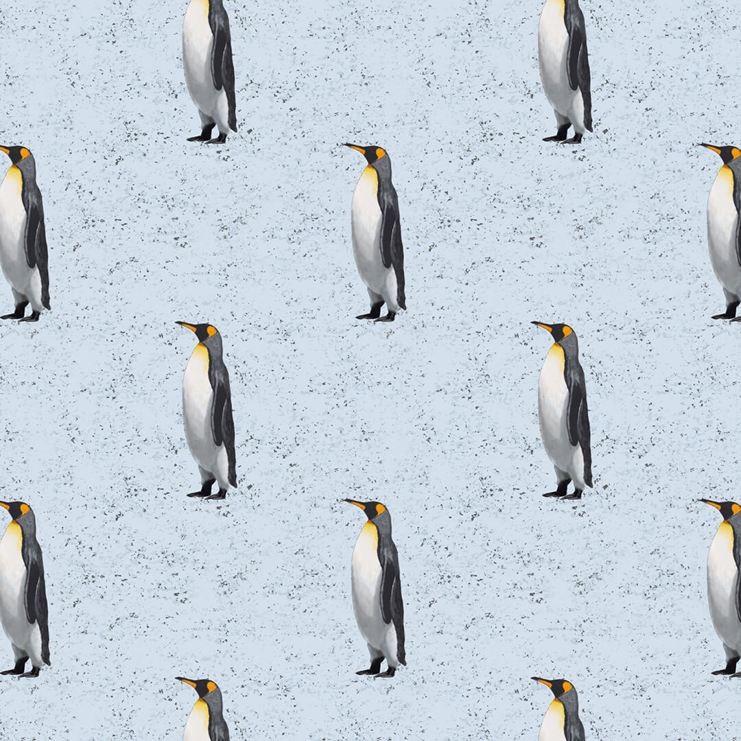 Raddieyのイラスト日記 コウテイペンギンのパターンを描いたよ