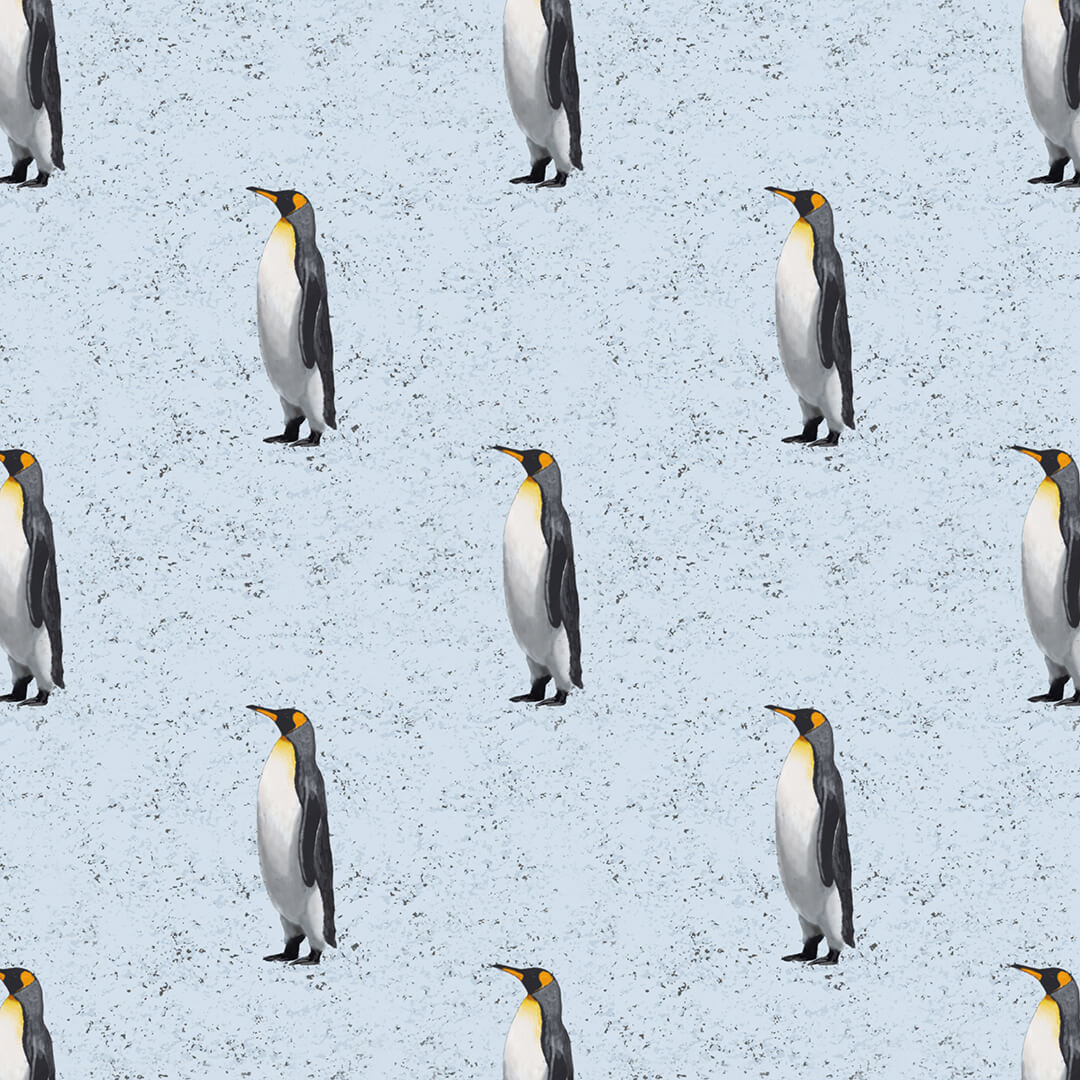 Raddieyのイラスト日記 コウテイペンギンのパターンを描いたよ