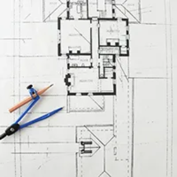 設計図のテキスタイル