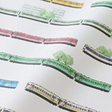 僕らの電車のテキスタイル