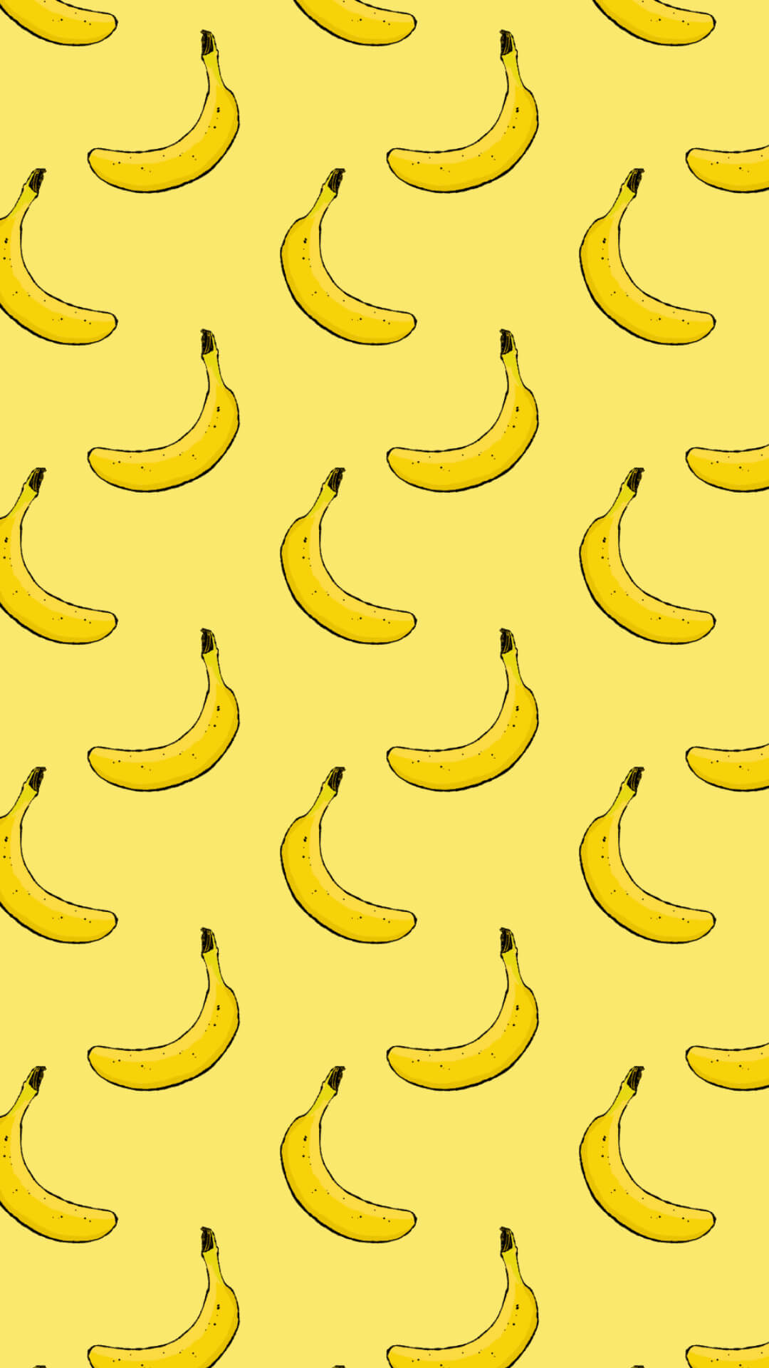 バナナのパターンのスマホ用壁紙 Raddiey Free イラストレーターraddieyのフリー素材